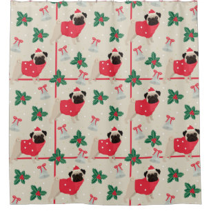 Rideaux De Douche Carlin de Noël Motif