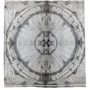 Rideaux De Douche Carreaux de plafond blanc antique