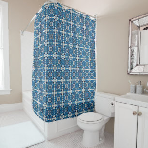 Rideaux De Douche Carrelage méditerranéen, Portugais, Azulejo, Majol