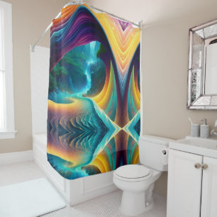 Rideaux De Douche Cascade spectrale 2