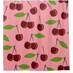 Rideaux De Douche cerise rose