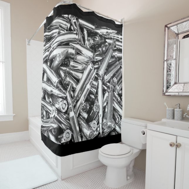 Rideaux De Douche C'est juste américain (En situation)