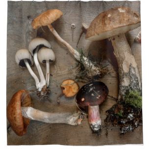 Rideaux De Douche Champignons d'amour des champignons