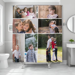 Rideaux De Douche Changez facilement les photos ! Faites votre propr