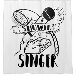 Rideaux De Douche Chanter sous la douche