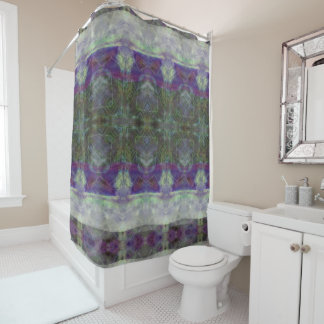 Rideaux De Douche château élégance violet