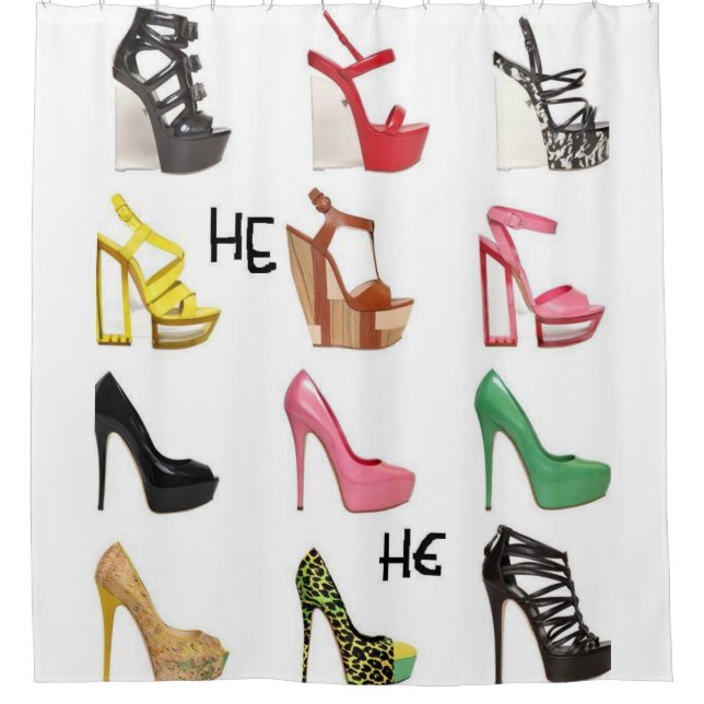 Rideaux De Douche Chaussures pour adolescent's chaussure paradise ri (Devant)