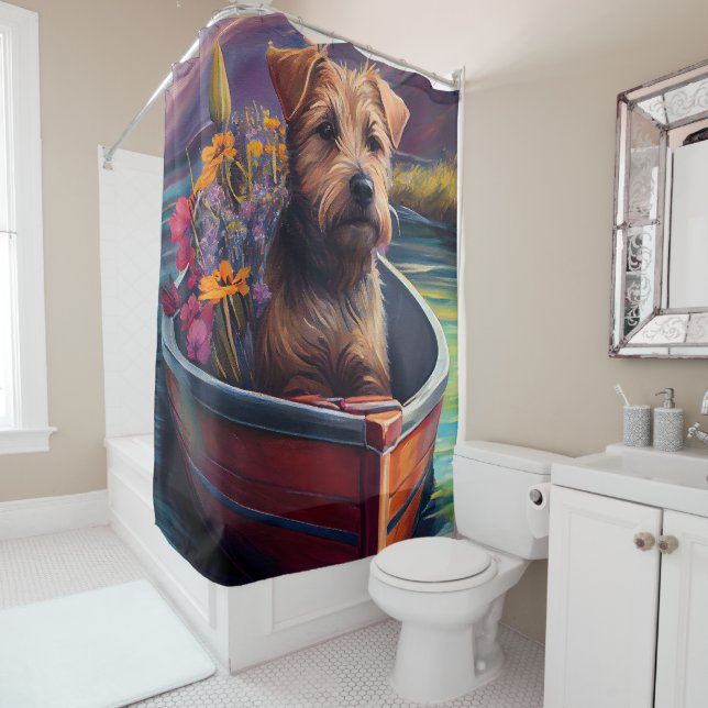 Rideaux De Douche Chesapeake sur une pagaie : une aventure Pittoresq (En situation)
