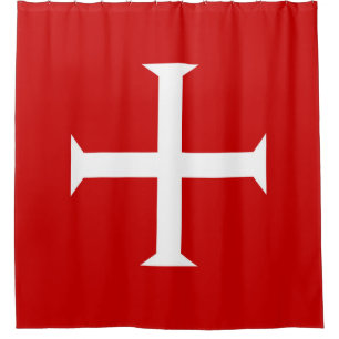 Rideaux De Douche chevaliers templar croix-rouge malta teutonic hôpi