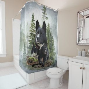 Rideaux De Douche Chien d'ours karélien