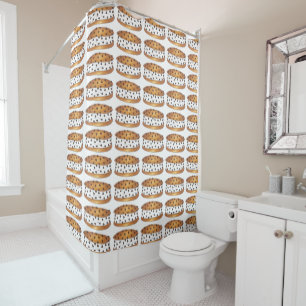 Rideaux De Douche Chipwich Chocolat Chip Cookie Sandwich à la crème