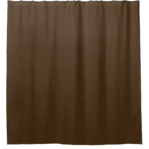 Rideaux De Douche Chocolat Brown couleur solide personnalisée person