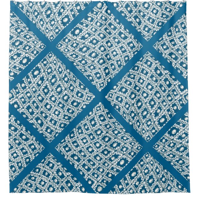 Rideaux De Douche Choisir une couleur Abstrait Doodle Design (Devant)