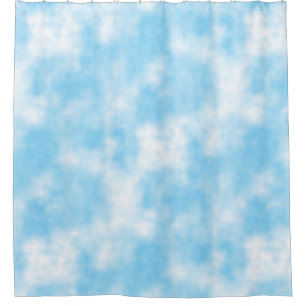 Rideaux De Douche Ciel bleu et art Cloud personnalisés