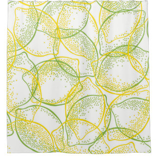 Rideaux De Douche Citrons et Limes : Motif frais.