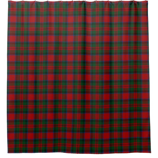 Rideaux De Douche Clan MacDuff Green Black Red Tartan (Devant)