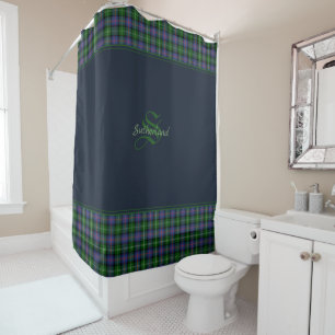 Rideaux De Douche Clan Sutherland Tartan