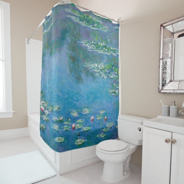 Rideaux De Douche Claude Monet (En situation)