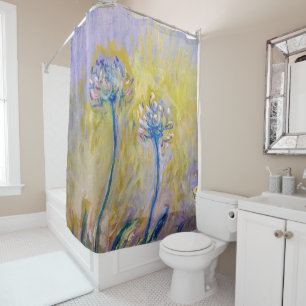 Rideaux De Douche Claude Monet - Agapanthus