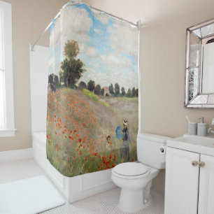 Rideaux De Douche Claude Monet - Champ de coquelicots