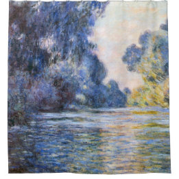 Rideaux De Douche Claude Monet, matin sur la Seine à Giverny