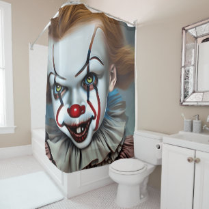 Rideaux De Douche Clown de bébé mal
