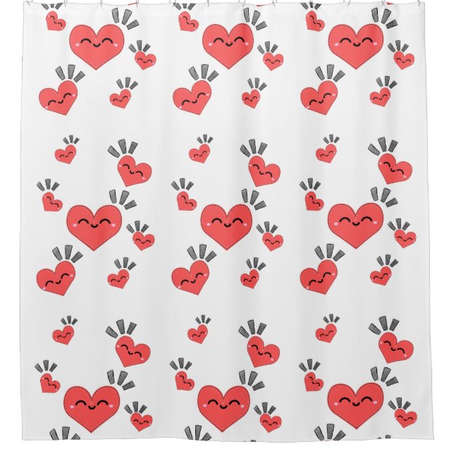 Rideaux De Douche coeur (Devant)