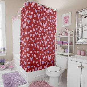 Rideaux De Douche Cœurs de la Saint-Valentin 