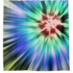 Rideaux De Douche Colorant Starburst Tie Dye