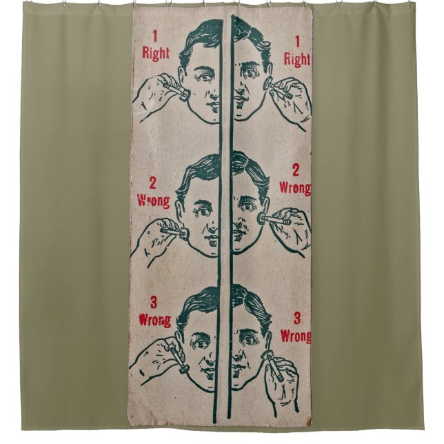 Rideaux De Douche comment utiliser le rasoir (Devant)