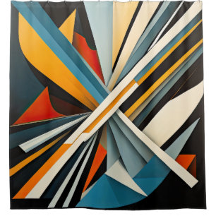 Rideaux De Douche Conception abstraite moderne