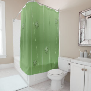 Rideaux De Douche Conception de Clover Irlandais