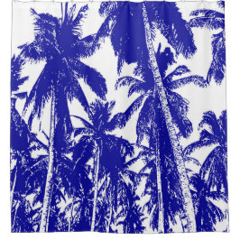 Rideaux De Douche Conception de palmiers tropicaux