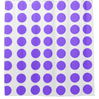 Rideaux De Douche Conception Pois violette