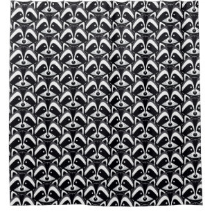 Rideaux De Douche Conception Raccoon simple