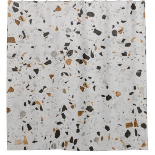 Rideaux De Douche Concert Terrazzo : Conception abstraite Vintage