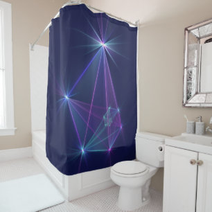 Rideaux De Douche Constellation, art fractal abstrait fantastique