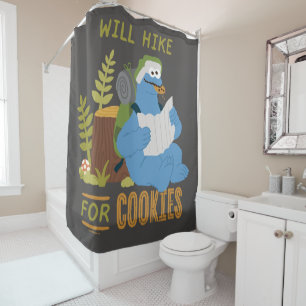 Rideaux De Douche Cookie Monster Randonnée Pour Les Cookies