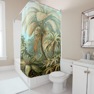Rideaux De Douche Copie d'art d'Ernst Haeckel : Filicina