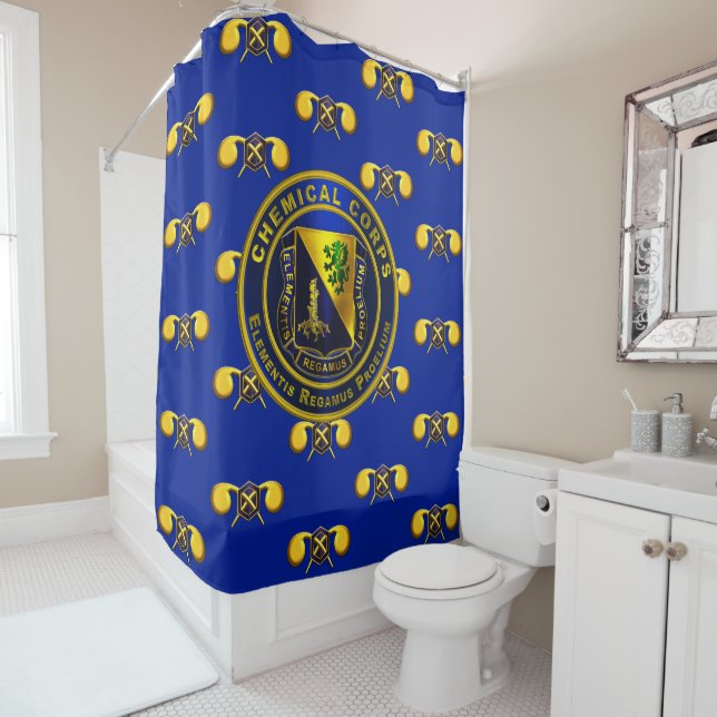 Rideaux De Douche Corps Chimique  (En situation)