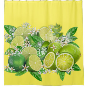 Rideaux De Douche Cortina De Ducha Limes et Basil de Musc Exotique d