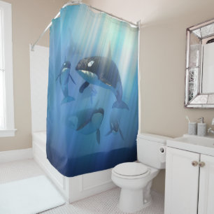 Rideaux De Douche Cosse d'orque
