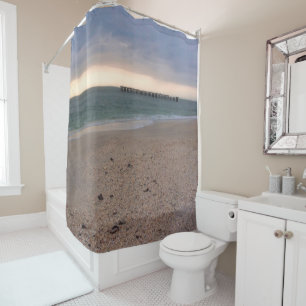 Rideaux De Douche Coucher de soleil de l'île de Gasparilla