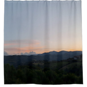 Rideaux De Douche Coucher de soleil sur les Carpates – Photographie