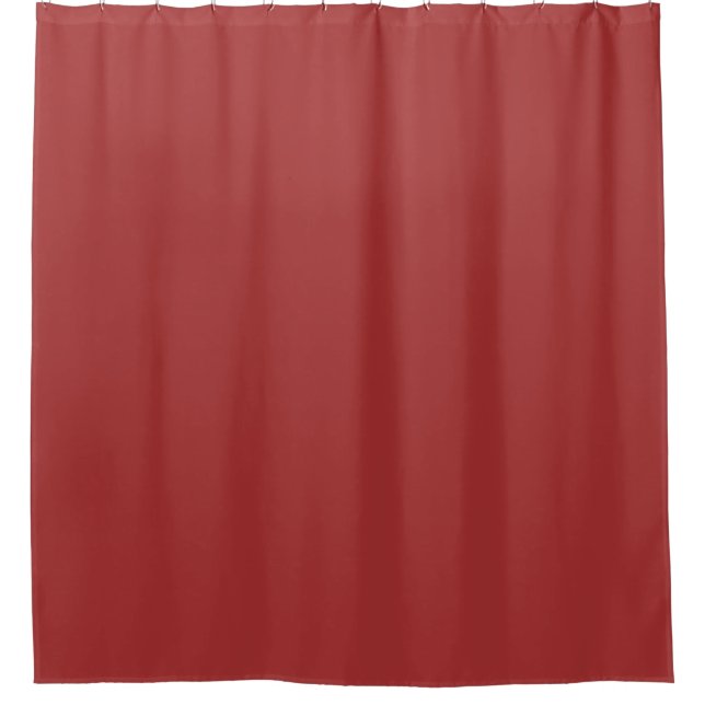 Rideaux De Douche Couleur claire rouge brûlé (Devant)