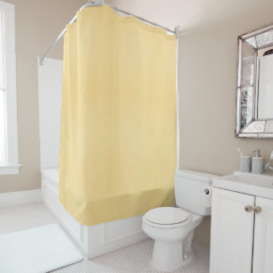 Rideaux De Douche Couleur jaune soie de maïs avec texture subtile