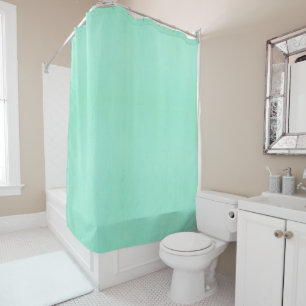 Rideaux De Douche Couleur lisse à la menthe avec une texture inégale