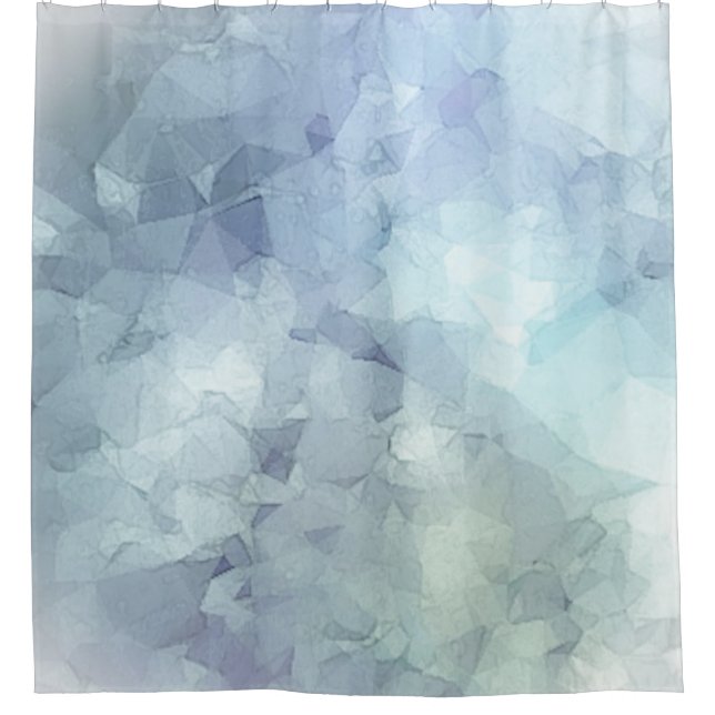 RIDEAUX DE DOUCHE COULEUR PASTEL DOUCE GÉOMÉTRIQUE ABSTRAITE (Devant)