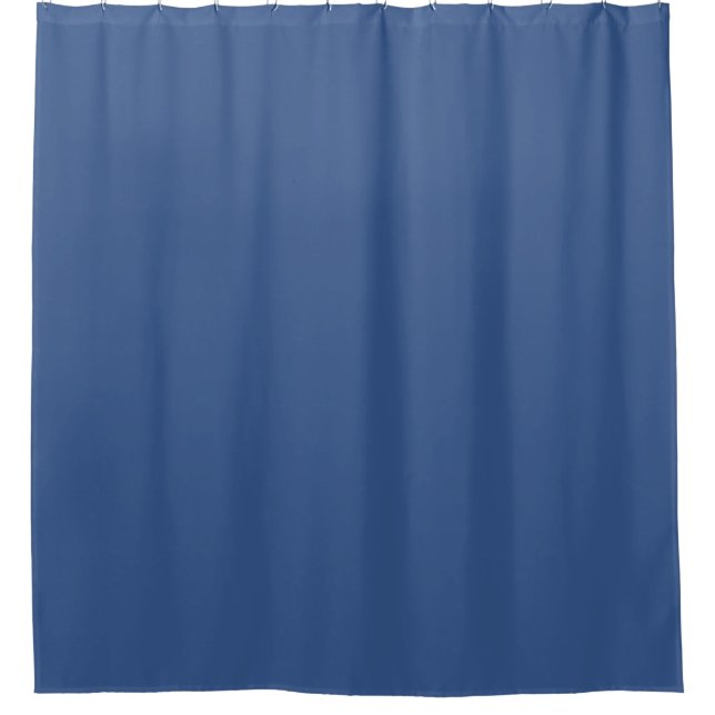 Rideaux De Douche Couleur uni bleu clair classique (Devant)