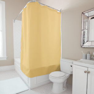Rideaux De Douche Couleur Uni Jaune Pêche